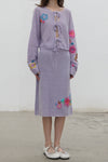 YANYAN KNITS Fall/Winter 2025 Collection: FAFA Alpaca Wool Knit Sweater/Top/Pencil Skirt YYK-YYW24-1942-ZI (Wool Sweater)